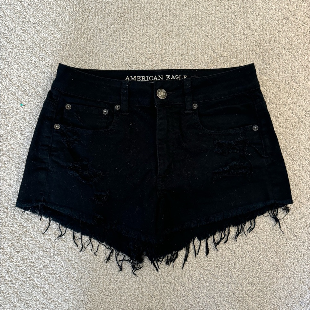 AE High-Rise Festival Shorts Black Size 6